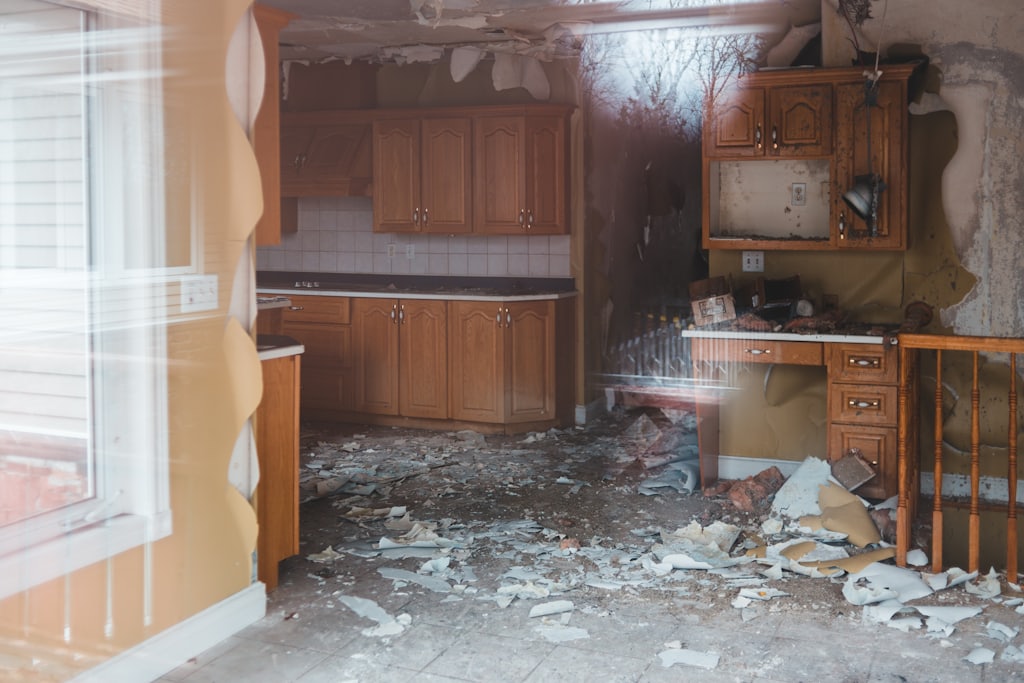 Before — Hillside villa kitchen, Maryvilla